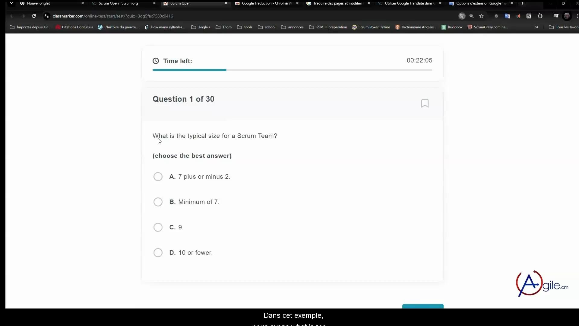 Certifcation exam scrum questions psm
